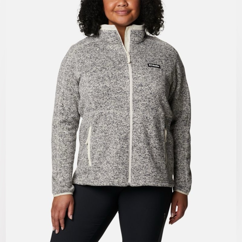 Columbia Women's Heather Gray Sweater Jacket